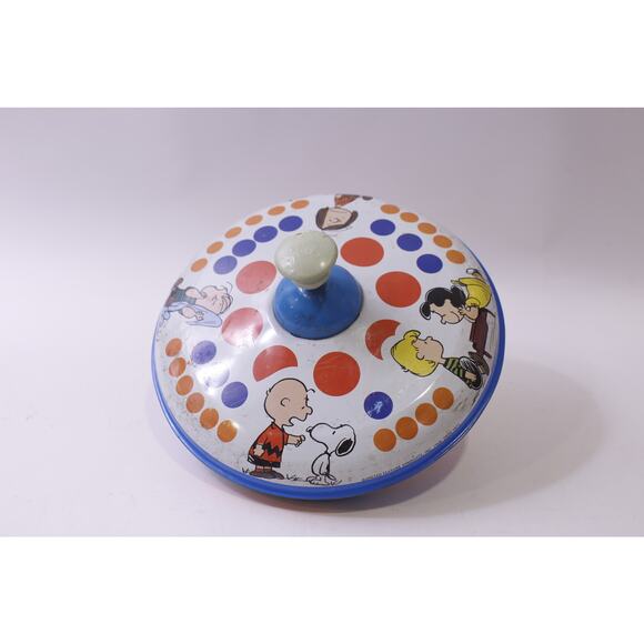 1970s, Peanuts, Spinning Top, Tin, Activity, Retro Toy, FLAW ~ 251013-WH 1372 - Picture 1 of 4